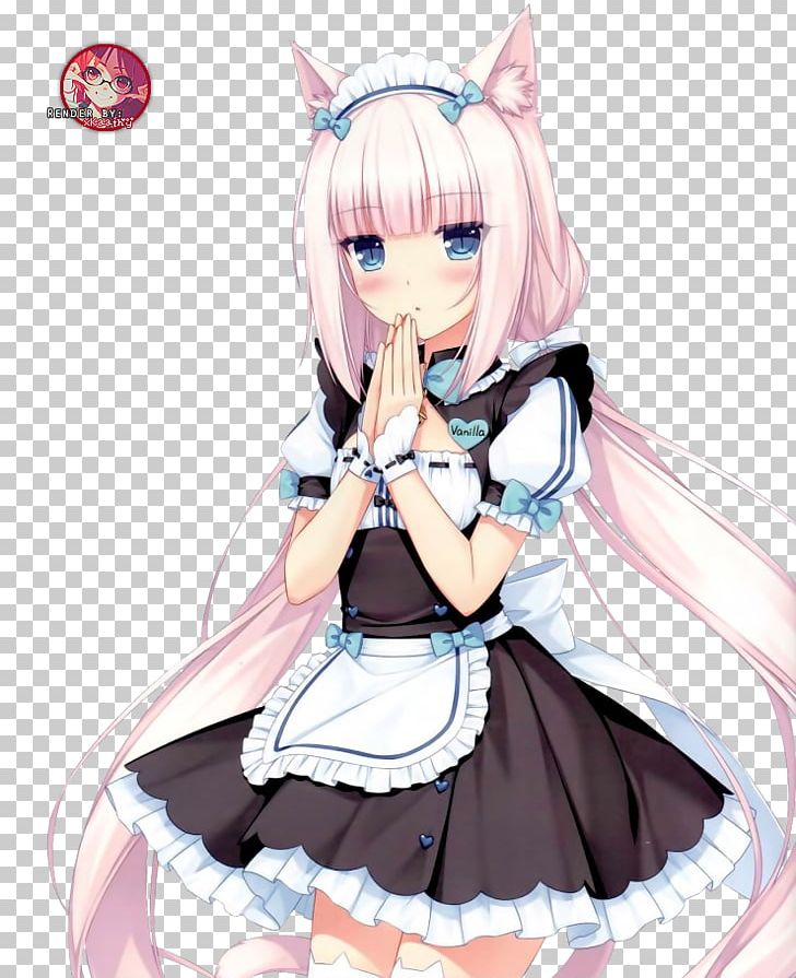 Nekopara Vanilla Chocolate Ice Cream Cheesecake PNG, Clipart, Anime, Brown Hair, Cat, Catgirl, Chocolate Free PNG Download