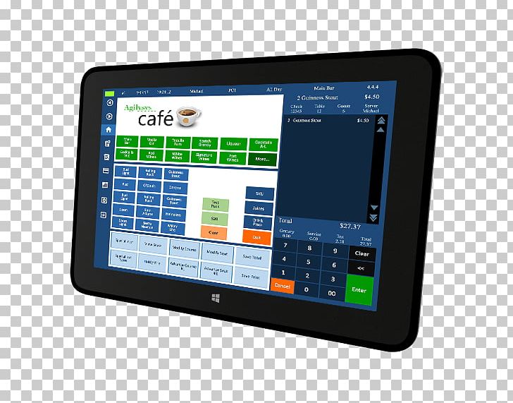 Tablet Computers Point Of Sale Computer Software Restaurant Management Software Sales PNG, Clipart, Communication, Computer, Computer Accessory, Computer Monitor, Electronic Device Free PNG Download