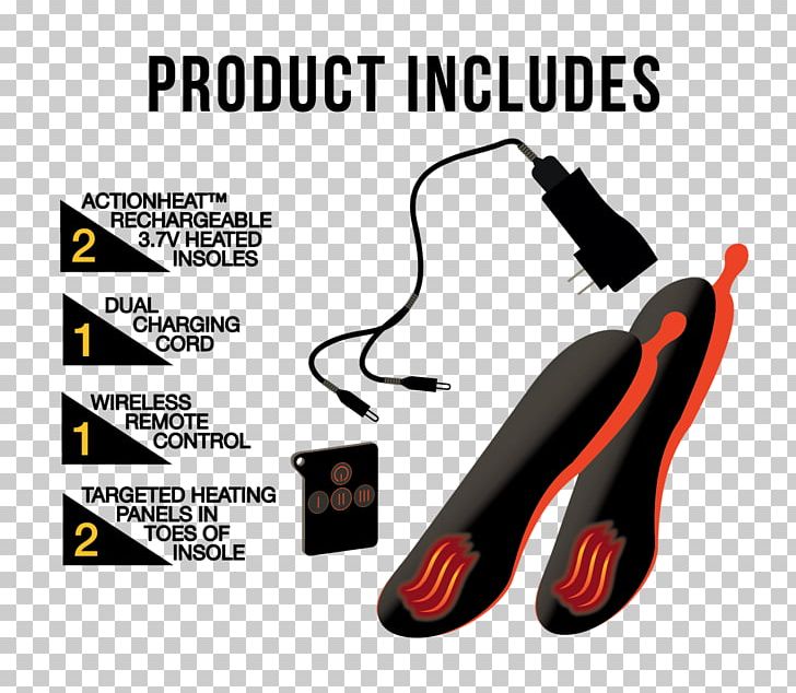 ActionHeat Rechargeable Battery Heated Insoles Product Design Wireless Clothing Accessories PNG, Clipart,  Free PNG Download