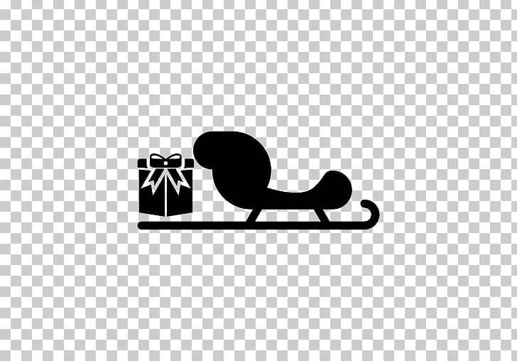 Sled Christmas Computer Icons Santa Claus PNG, Clipart, Area, Black And White, Brand, Christmas, Christmas Gift Free PNG Download