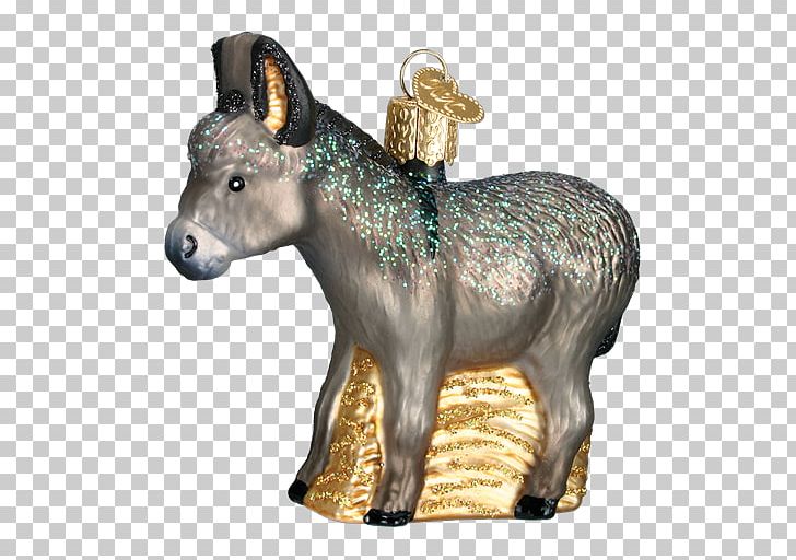 Christmas Ornament Christmas Decoration Glass Donkey PNG, Clipart, Animal Figure, Cattle Like Mammal, Christmas, Christmas Decoration, Christmas Music Free PNG Download