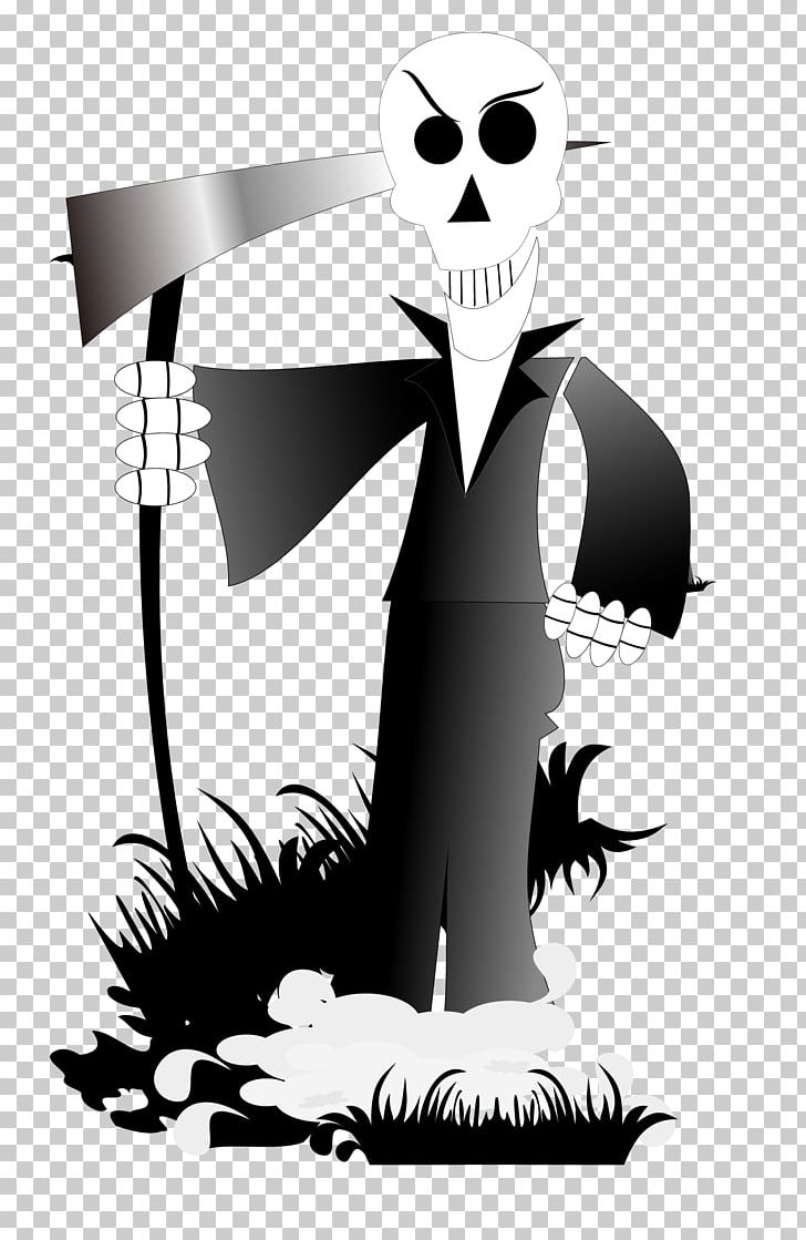 Death Halloween Illustration PNG, Clipart, Art, Black, Black And White, Computer Icons, Download Free PNG Download