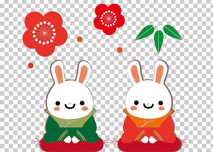 Japanese New Year Zhu0113ngyuxe8 Greeting Kadomatsu Illustration PNG, Clipart, Animals, Balloon, Boy Cartoon, Bunny, Cartoon Character Free PNG Download