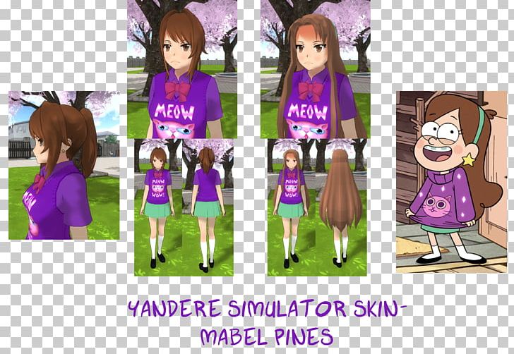 Yandere Simulator Yuno Gasai Mabel Pines PNG, Clipart, 4chan, Character, Child, Clothing, Costume Free PNG Download