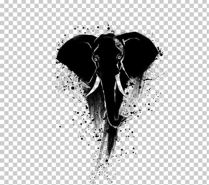 African Elephant Douchegordijn Indian Elephant Desktop Elephantidae PNG, Clipart, African Elephant, Art, Artist, Black And White, Computer Free PNG Download