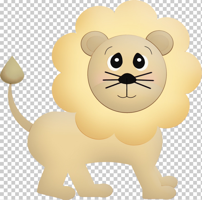 Cartoon Lion Animal Figure PNG, Clipart, Animal Figure, Cartoon, Lion, Paint, Watercolor Free PNG Download