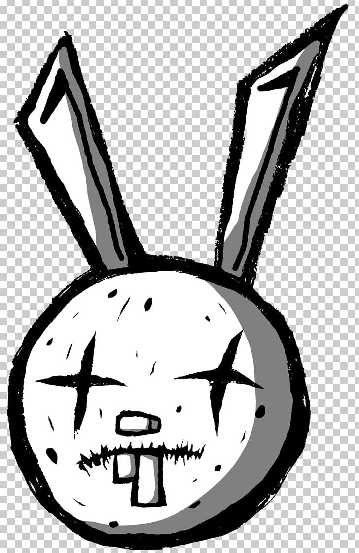 Johnny The Homicidal Maniac Art Rabbit Nail Comic Book PNG, Clipart, Animals, Art, Artwork, Black And White, Cartoon Free PNG Download