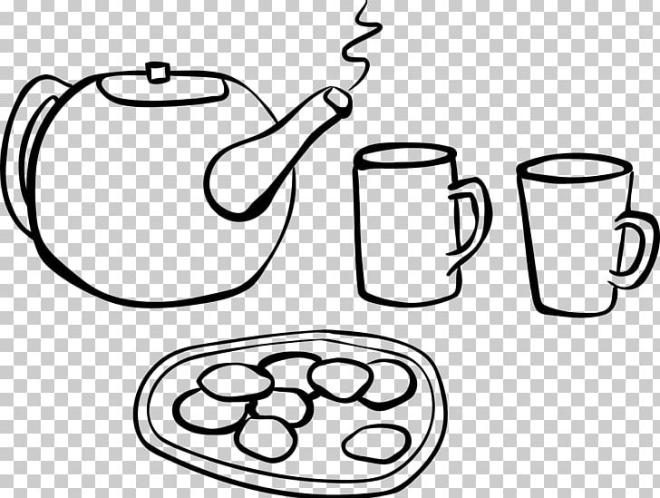 Tea Kettle Drawing Mug Cup PNG, Clipart, Area, Art, Biscuit, Black And White, Boiling Free PNG Download