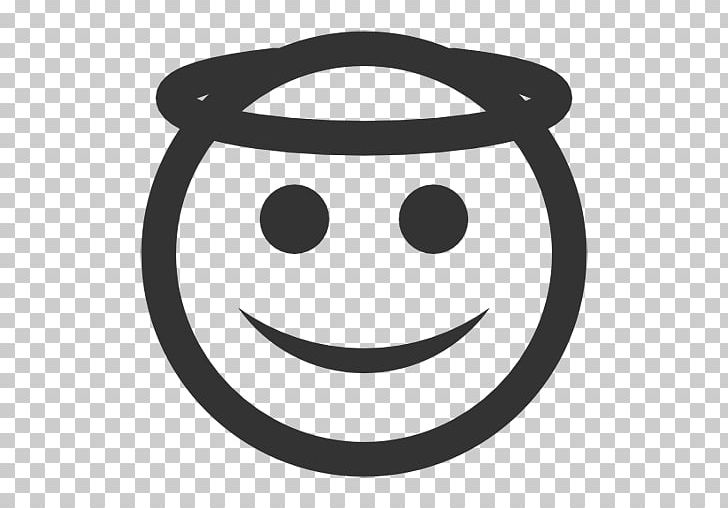 Computer Icons Emoticon Smiley PNG, Clipart, Angel, Black And White, Circle, Computer Icons, Download Free PNG Download