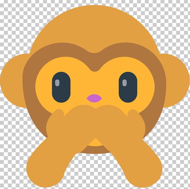 Emoji Three Wise Monkeys SMS Emoticon PNG, Clipart, Big Cats, Carnivoran, Cartoon, Cat Like Mammal, Dog Like Mammal Free PNG Download