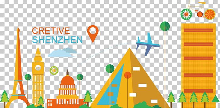 Shenzhen Adobe Illustrator Illustration PNG, Clipart, Building, Building Vector, Elements Vector, Encapsulated Postscript, Flat Design Free PNG Download
