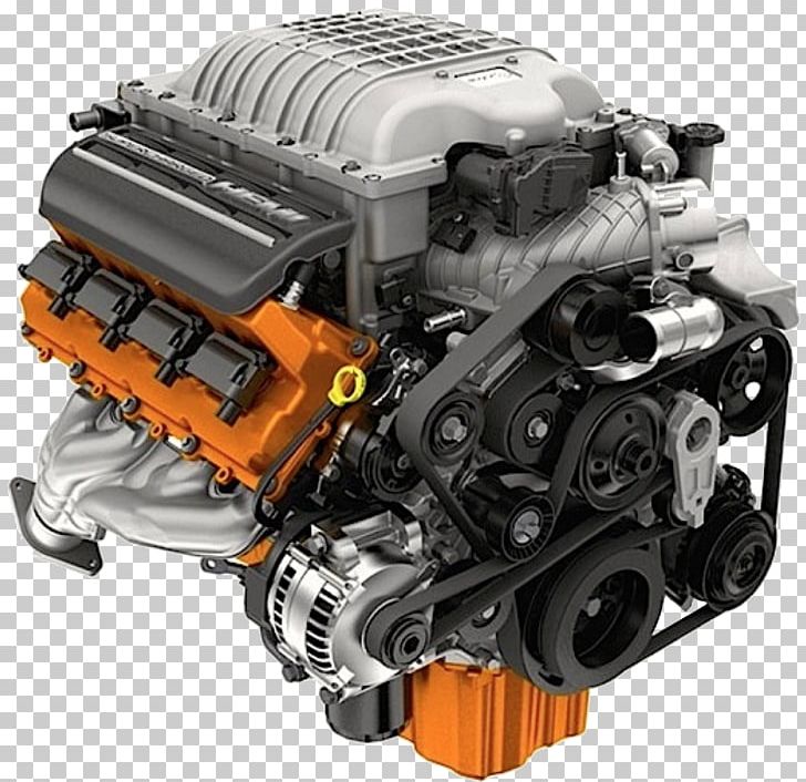 Dodge Challenger SRT Hellcat Car Chrysler Engine PNG, Clipart, Automotive Engine Part, Auto Part, Car, Chrysler Hemi Engine, Dodge Free PNG Download