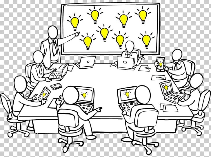 Brainstorming Meeting Team Building Organization SIFT PNG, Clipart, Angle, Area, Auto Part, Black And White, Brainstorming Free PNG Download