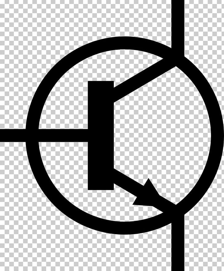 Electronic Symbol Transistor PNG, Clipart, Area, Artwork, Black And White, Circle, Computer Icons Free PNG Download