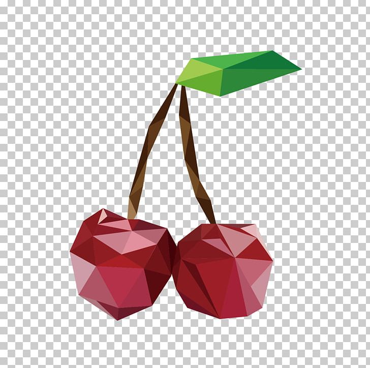 Polygon Cherry Fruit Apple PNG, Clipart, Are, Blocks, Cherry Blossom, Christmas Decoration, Color Free PNG Download