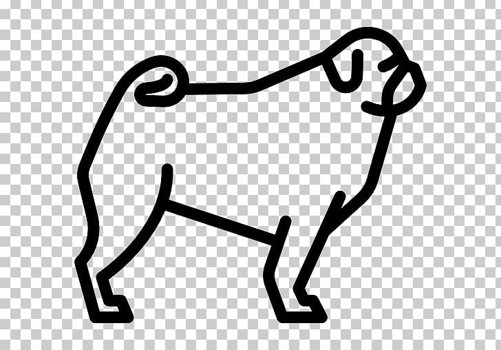Pug Computer Icons PNG, Clipart, Angle, Animal, Area, Black, Black And White Free PNG Download