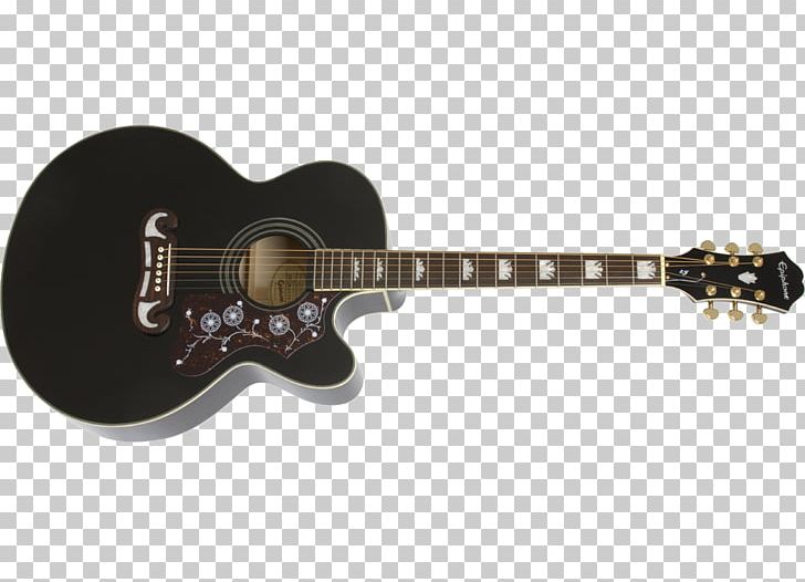 Epiphone EJ-200CE Acoustic-Electric Guitar Acoustic Guitar PNG, Clipart, Aco, Acoustic Electric Guitar, Acoustic Guitar, Black, Cutaway Free PNG Download
