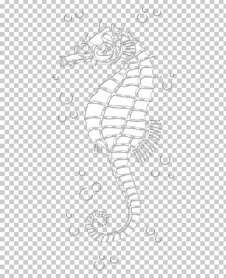 Seahorse Pipefishes And Allies Line Art Sketch PNG, Clipart, Area, Art, Artwork, Black And White, Cartoon Free PNG Download