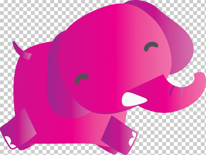 Elephant PNG, Clipart, Elephant, Magenta, Pink Free PNG Download