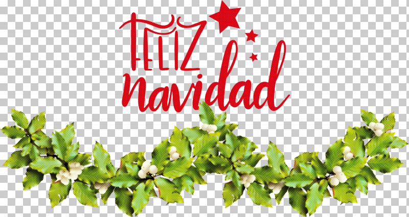 Feliz Navidad Merry Christmas PNG, Clipart, Branch, Christmas Day, Common Holly, Feliz Navidad, Garland Free PNG Download