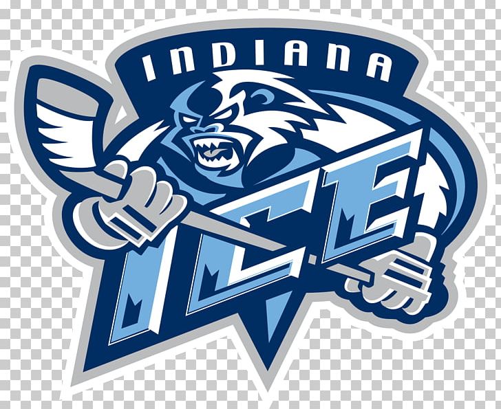 Indiana Farmers Coliseum Indiana Ice United States Hockey League Logo Ice Hockey PNG, Clipart, Blue, Brand, Emblem, Graphic Design, Hockey Free PNG Download