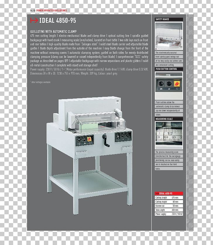 Paper Cutter Machine PNG, Clipart, Art, Backgauge, Furniture, Machine, Millimeter Free PNG Download