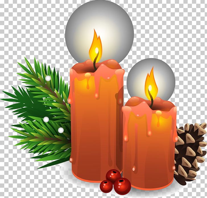 Orange Candle Christmas Ornament PNG, Clipart, Candle, Candles, Christmas, Christmas Decoration, Christmas Ornament Free PNG Download