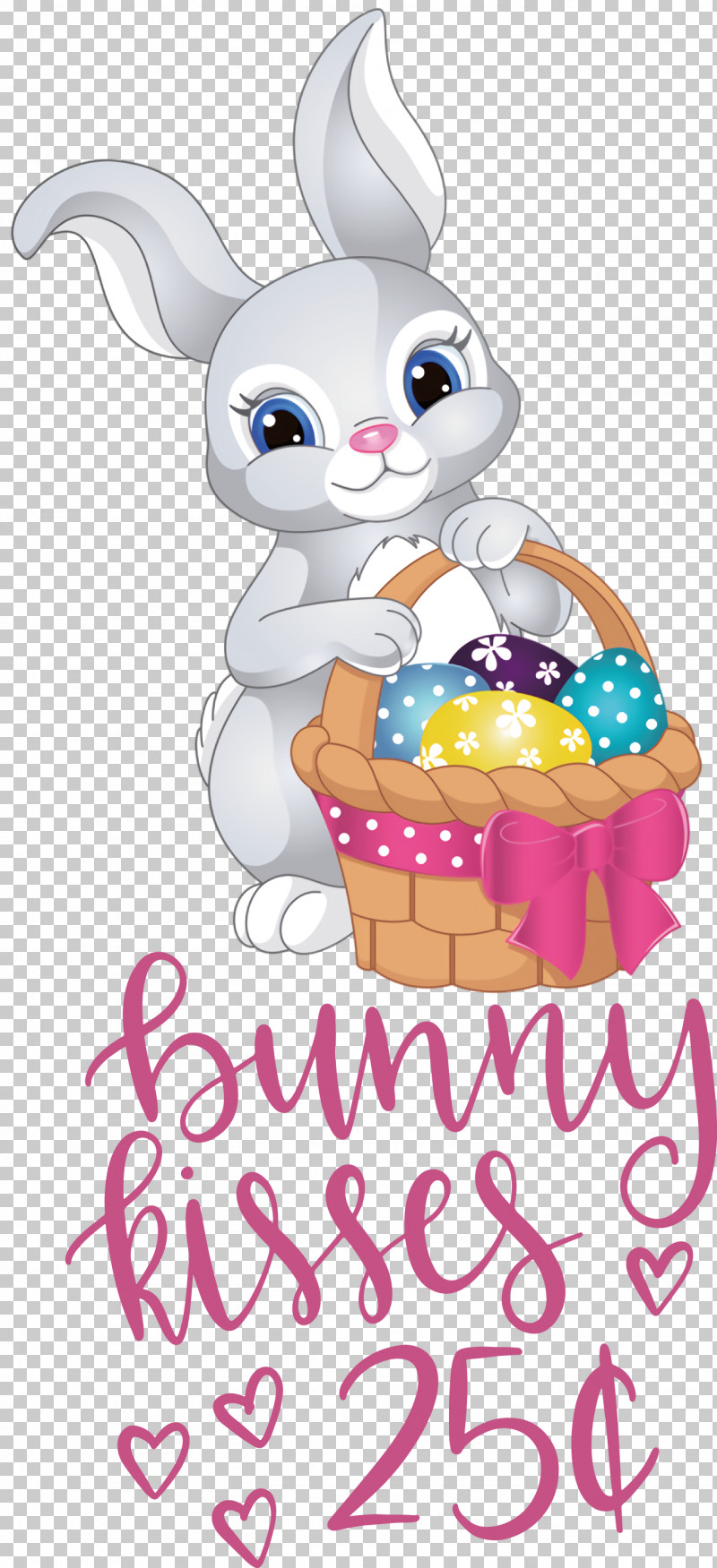 Bunny Kisses Easter Easter Day PNG, Clipart, Cartoon, Character, Easter, Easter Bunny, Easter Day Free PNG Download