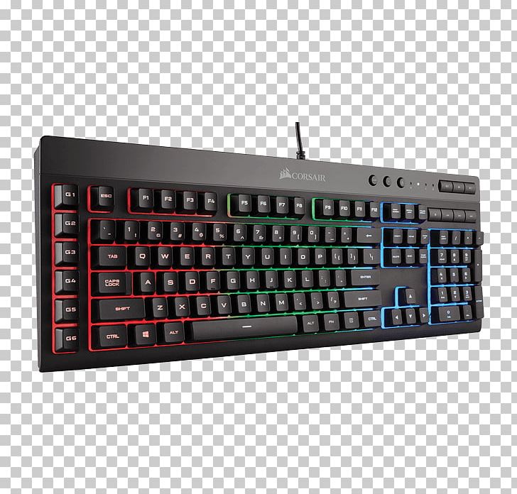 Computer Keyboard Corsair Gaming K55 RGB Gaming Keypad RGB Color Model Backlight PNG, Clipart,  Free PNG Download