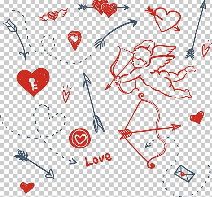Arrow Heart Cupid PNG, Clipart, Angel, Angle, Archery, Area, Bow Free PNG Download