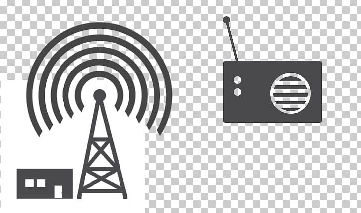 Kampung Cempluk Technology Radio Logo Black And White PNG, Clipart, Angle, Black And White, Brand, Circle, Communication Free PNG Download