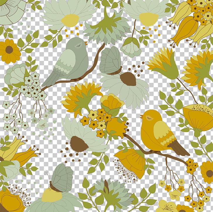 Bird Flower Color Shading Background PNG, Clipart, Background Shading, Branch, Color Splash, Dais, Daisy Family Free PNG Download
