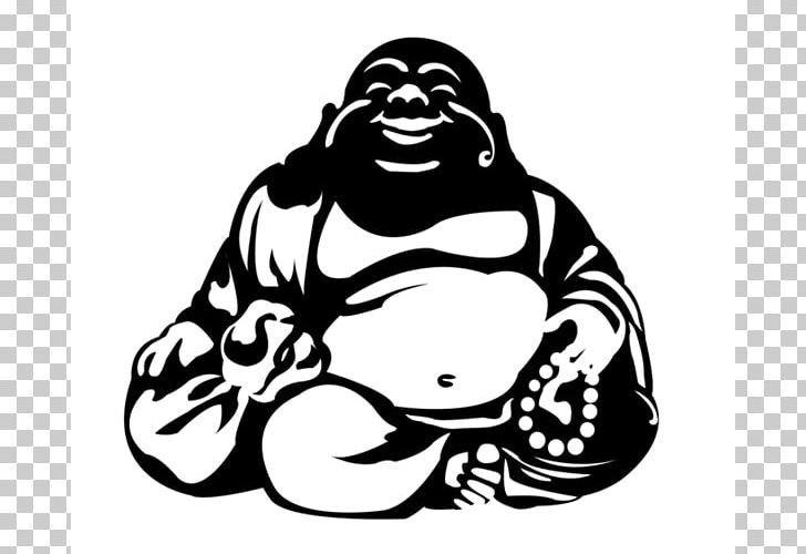 Standing Buddha T-shirt Budai Buddhism PNG, Clipart, Bhikkhu, Black, Black And White, Budai, Buddharupa Free PNG Download