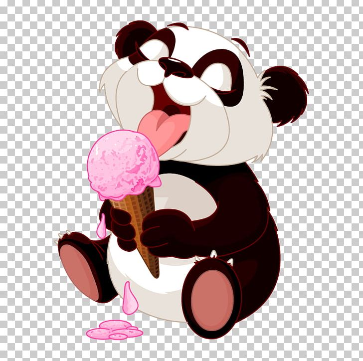 Giant Panda Ice Cream Eating PNG, Clipart, Carnivoran, Eating, Flavor, Food, Food Drinks Free PNG Download