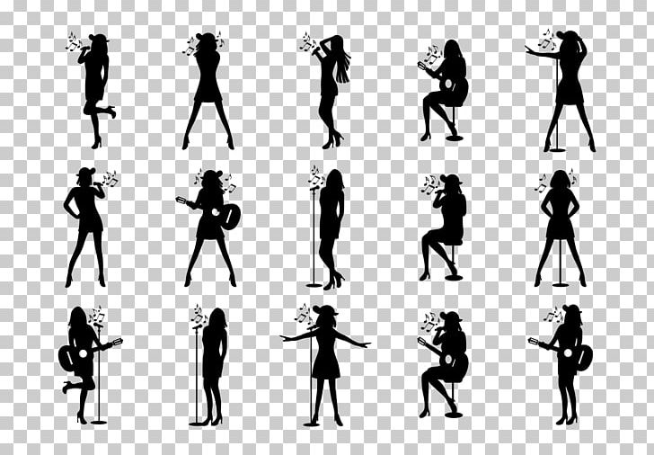 Silhouette Cartoon PNG, Clipart, Arm, Art, Black And White, Cartoon, Dance Free PNG Download
