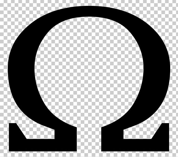 Omega Greek Alphabet Symbol PNG, Clipart, Alpha And Omega, Area, Black And White, Circle, Code2000 Free PNG Download