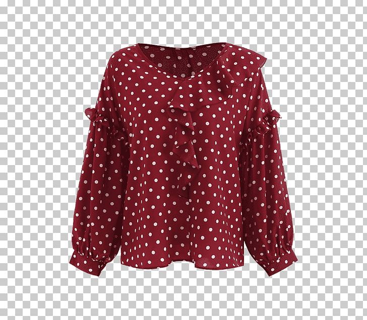 Blouse Polka Dot Top Clothing Skirt PNG, Clipart, Blouse, Clothing, Dress, Fashion, Magenta Free PNG Download