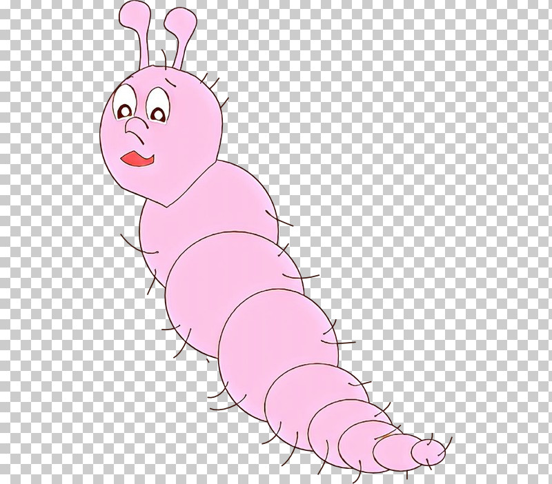 Pink Caterpillar Insect Cartoon Larva PNG, Clipart, Cartoon, Caterpillar, Insect, Larva, Moths And Butterflies Free PNG Download