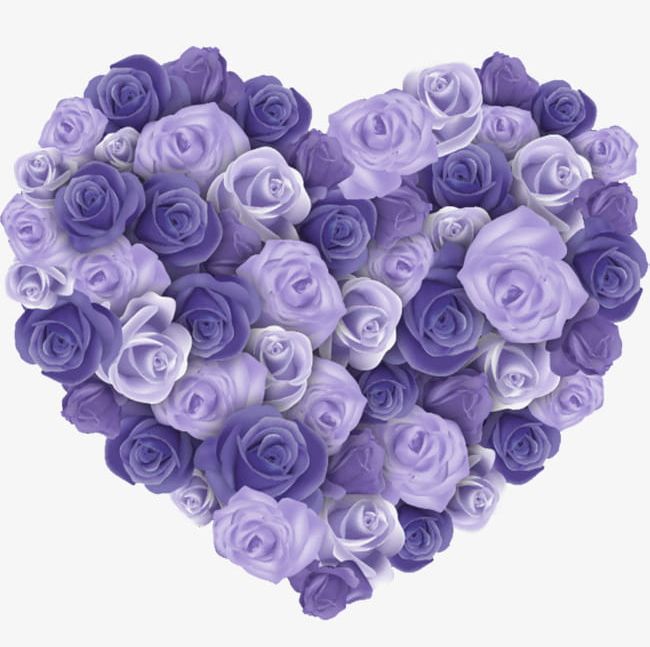 Purple Heart Shaped Rose Decoration Pattern PNG, Clipart, Backgrounds, Bouquet, Decoration Clipart, Decorative, Decorative Pattern Free PNG Download
