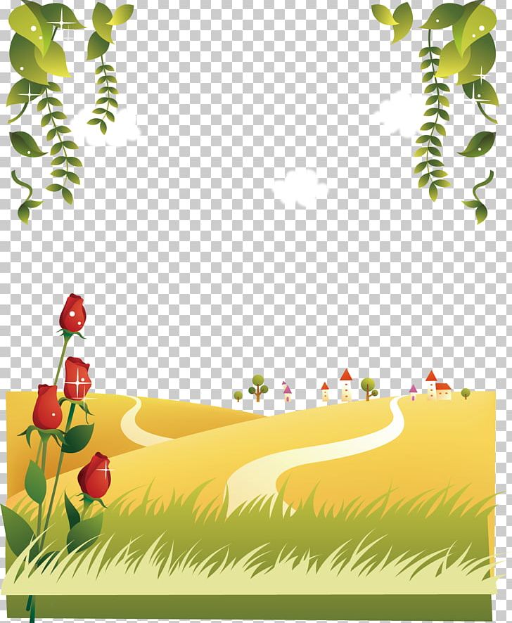 Cartoon PNG, Clipart, Animation, Background Vector, Border, Branch, Cartoon Field Free PNG Download