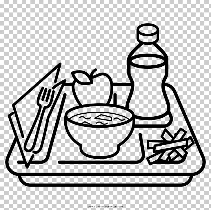 Tray Food Coloring Book Drawing Restaurant PNG, Clipart, Artwork, Black And White, Cafe, Cafeteria, Cantina Free PNG Download