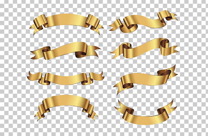 Ribbon Paper Logo Metal PNG, Clipart, Banner, Body Jewelry, Brass, Fashion Accessory, Gold Ribbon Free PNG Download
