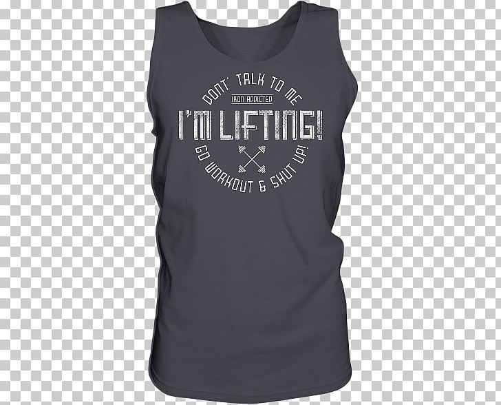 T-shirt Top Sleeveless Shirt Hoodie PNG, Clipart, Active Shirt, Active Tank, Black, Bodybuilding, Brand Free PNG Download