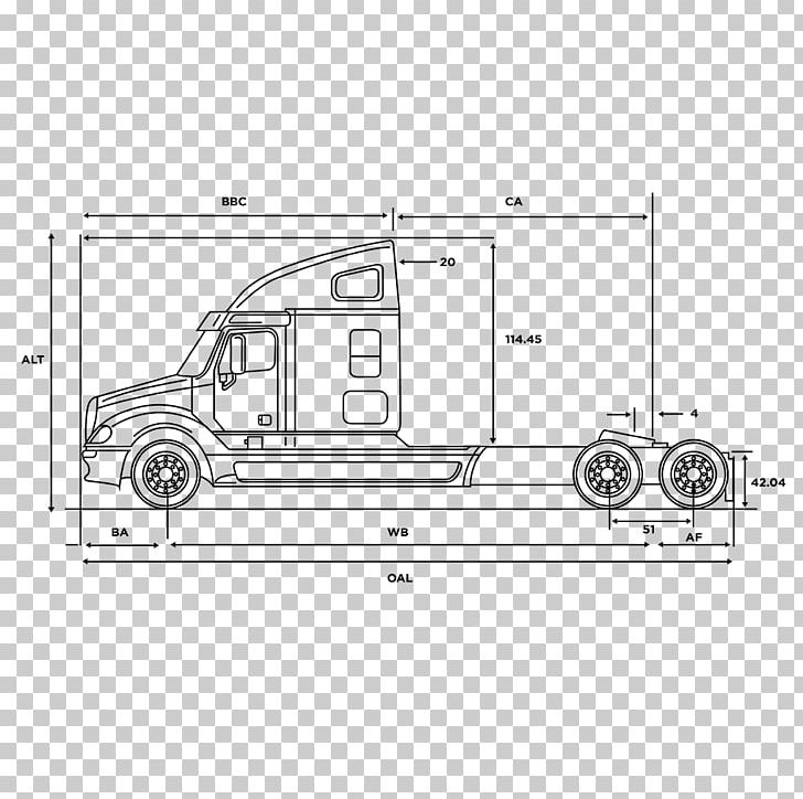 Freightliner Cascadia Motor Vehicle Tractor Unit Freightliner Trucks PNG, Clipart, Angle, Area, Artwork, Automotive Design, Black And White Free PNG Download