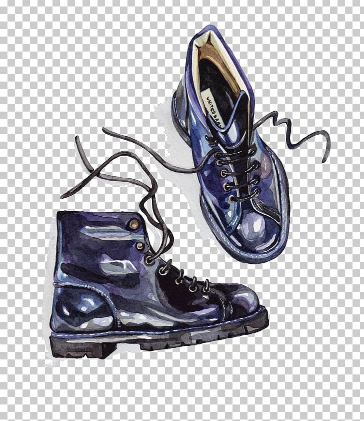 Illustrator Shoe Drawing Illustration PNG, Clipart, Athletic, Blue, Cartoon, Electric Blue, Fashion Free PNG Download