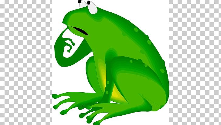 Frog Amphibian Thought PNG, Clipart, Amphibian, Animal, Animation, Artwork, Fauna Free PNG Download