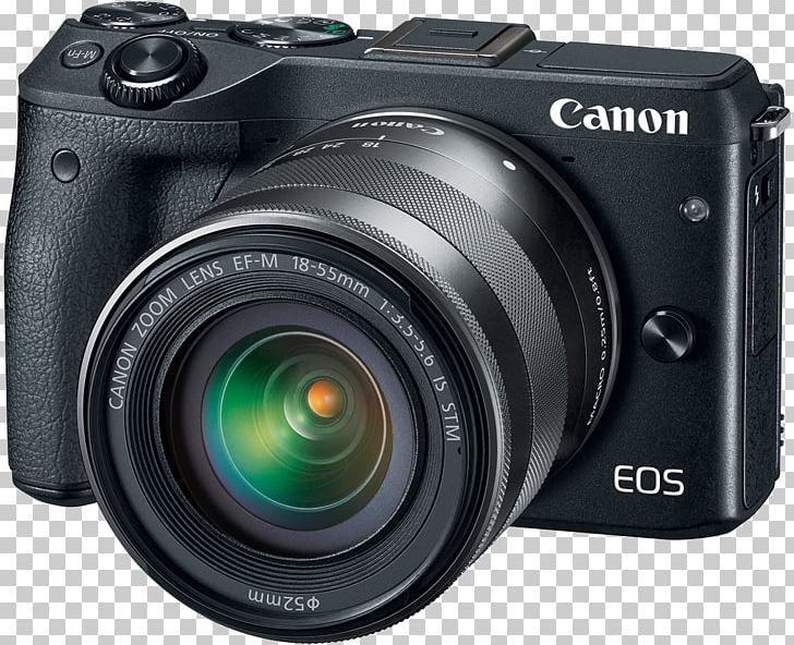 Canon EOS M3 Mirrorless Interchangeable-lens Camera APS-C PNG, Clipart, Active Pixel Sensor, Apsc, Autofocus, Camera, Camera Lens Free PNG Download