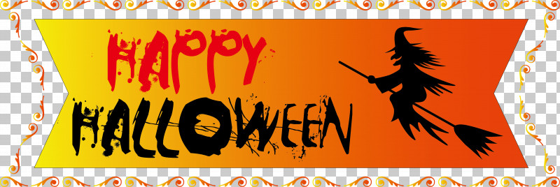 Happy Halloween PNG, Clipart, Banner, Happy Halloween, Logo, Meter, Poster Free PNG Download