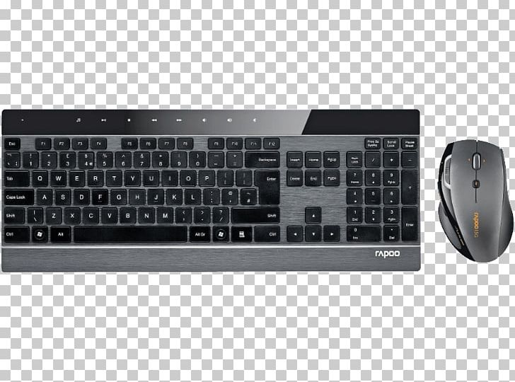 Computer Keyboard Computer Mouse Laptop Wireless Rapoo PNG, Clipart, Computer, Computer Component, Computer Keyboard, Electronic Device, Electronics Free PNG Download