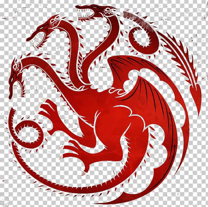 Daenerys Targaryen House Targaryen Robert Baratheon Eddard Stark PNG, Clipart, Art, Black And White, Circle, Display Resolution, Dragon Free PNG Download